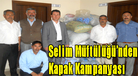 Selim Müftülüğü'nden Mavi Kapak Kampanyası