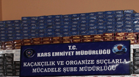 Kars Emniyet Müdürlüğü Sigara Kaçakçılarına Göz Açtırmıyor!