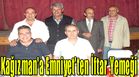 Kağızman'a Emniyet'ten İftar Yemeği