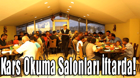 Kars Okuma Salonları İftarda!