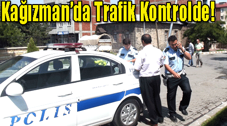 Kağızman’da Trafik Kontrolde!