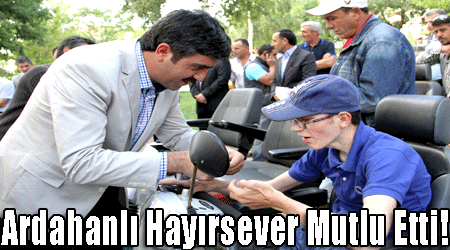 Ardahanlı Hayırsever Mutlu Etti!