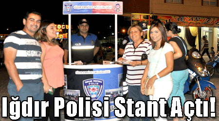 Iğdır Polisi Stant Açtı!