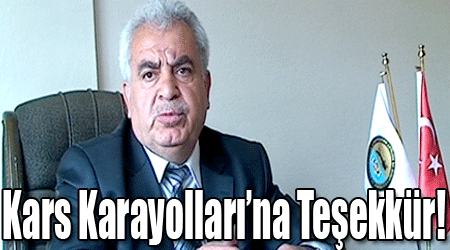 Kars Karayolları'na Teşekkür!