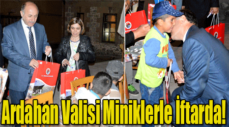 Ardahan Valisi Miniklerle İftarda!