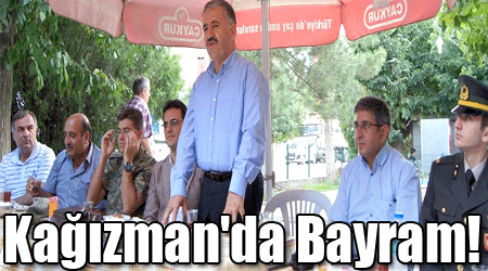 Kağızman'da Coşkulu Bayramlaşma!