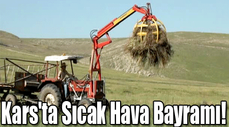 Kars'ta Sıcak Hava Bayramı!