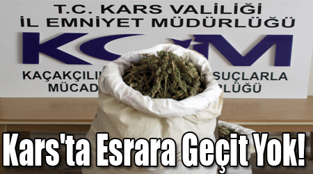 Kars'ta Esrara Geçit Yok!