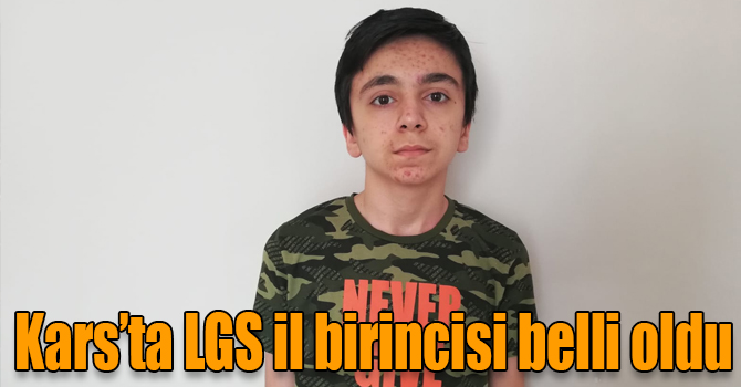 Kars’ta LGS il birincisi belli oldu