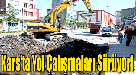 Kars'ta Yol Çalışmaları Sürüyor!