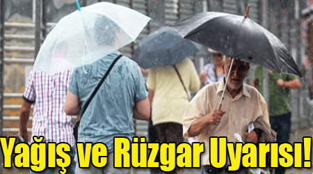 Kars'ta Yağış ve Rüzgar Uyarısı!