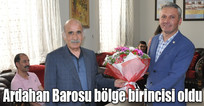 Ardahan Barosu bölge birincisi oldu