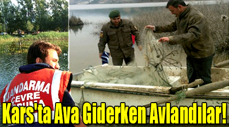 Kars'ta Ava Giderken Avlandılar!