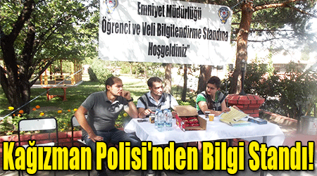 Kağızman Polisi'nden Bilgi Standı!