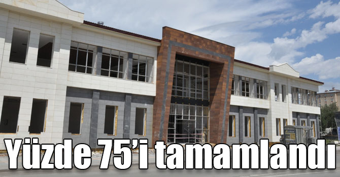 Gençlik Merkezi’nin yüzde 75’i tamamlandı