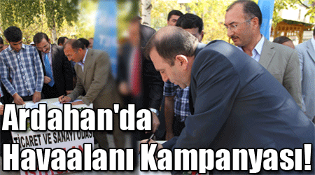 Ardahan'da Havaalanı Kampanyası!