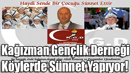 Kağızman Gençlik Derneği Köylerde Sünnet Yapıyor!