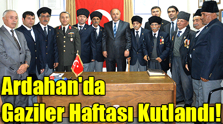 Ardahan'da Gaziler Haftası Kutlandı!