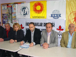 KESK, Kars’ta 23 Nisan gözaltılarını protesto etti