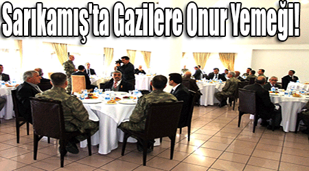 Sarıkamış'ta Gazilere Onur Yemeği!