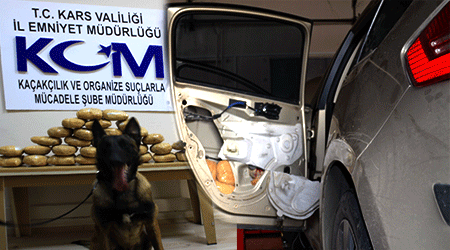 Kars’ta 15 Kg Eroin Ele Geçirildi!