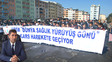Kars Halk Sağlığı Müdürü Halkı Yürüyüşe Davet Etti!