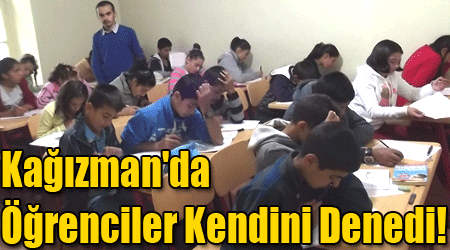 Kağızman'da Öğrenciler Kendini Denedi!