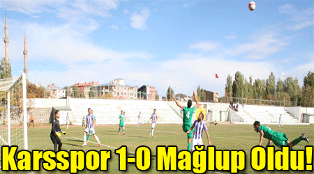 Karsspor 1-0 Mağlup Oldu!