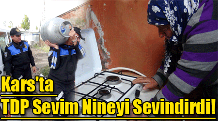 Kars'ta TDP Sevim Nineyi Sevindirdi!