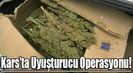 Kars'ta Uyuşturucu Operasyonu!