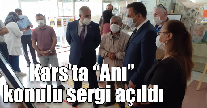 Kars’ta “Anı” konulu sergi açıldı