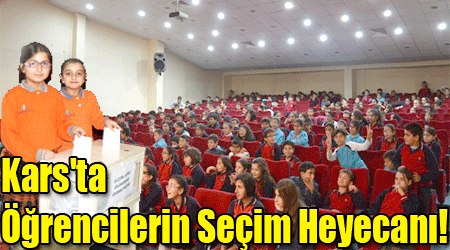 Kars'ta Öğrencilerin Seçim Heyecanı!
