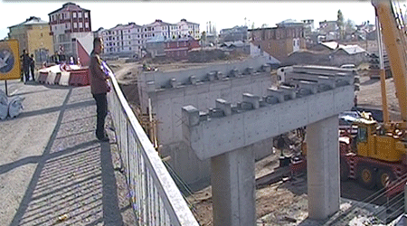 Kars'ta Köprü Yapımı Tüm Hızıyla Sürüyor!