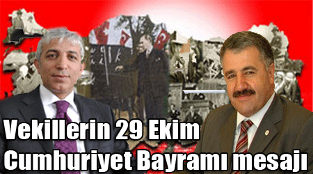 Vekillerin 29 Ekim Cumhuriyet Bayramı mesajı