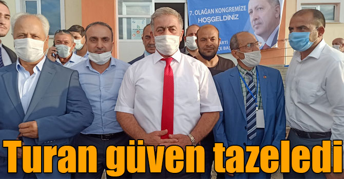 AK Parti Kağızman İlçe Başkanlığına Nuri Turan yeniden seçildi