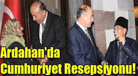 Ardahan'da Cumhuriyet Resepsiyonu!