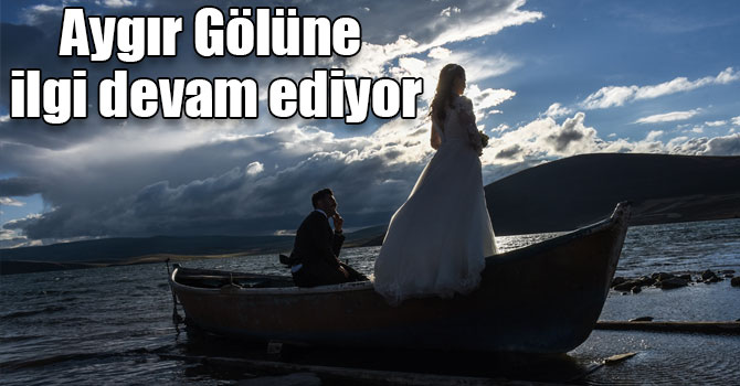 Aygır Gölüne ilgi devam ediyor