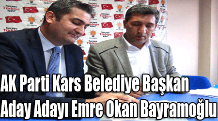 AK Parti Kars Belediye Başkan Aday Adayı Emre Okan Bayramoğlu