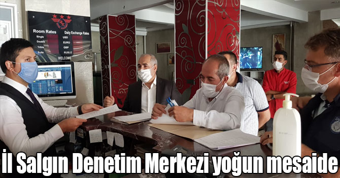 İl Salgın Denetim Merkezi yoğun mesaide