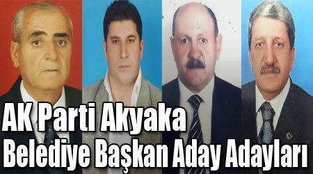 AK Parti Akyaka Belediye Başkan Aday Adayları