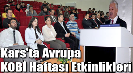 Kars'ta Avrupa KOBİ Haftası Etkinlikleri
