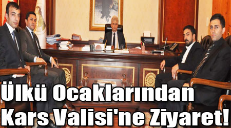 Ülkü Ocaklarından Kars Valisi'ne Ziyaret!