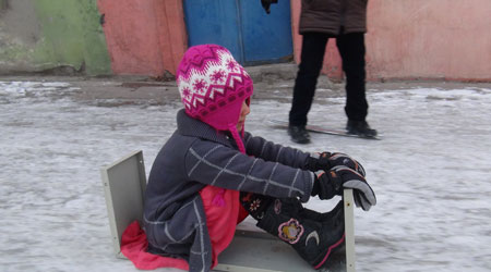 Kars'ta Soğuk Hava Etkili Oluyor!