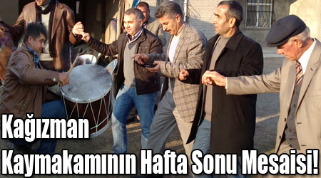 Kağızman Kaymakamının Hafta Sonu Mesaisi!