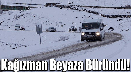 Kağızman Beyaza Büründü!