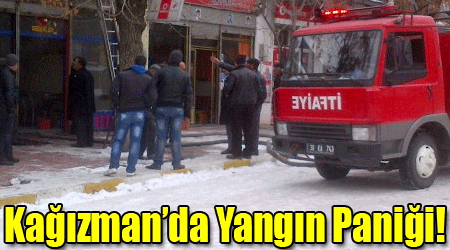 Kağızman’da Yangın Paniği!