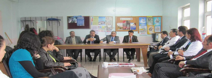 Türk Eğitim Sen Heyeti Kars'ta