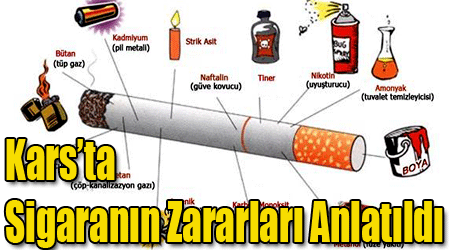 Kars’ta Sigaranın Zararları Anlatıldı