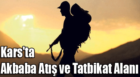 Kars'ta Akbaba Atış ve Tatbikat Alanı