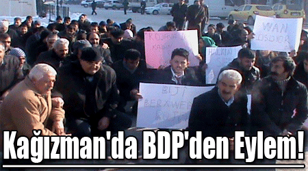 Kağızman'da BDP'den Eylem!